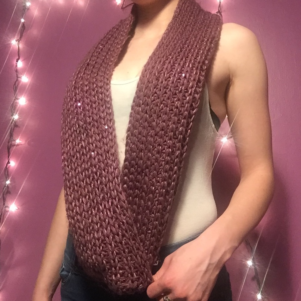 Knit Infinity Scarf